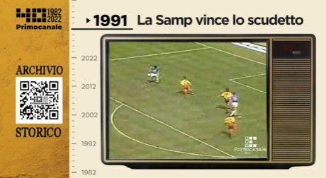 Dall'archivio storico di Primocanale, 1991: Sampdoria campione d'Italia